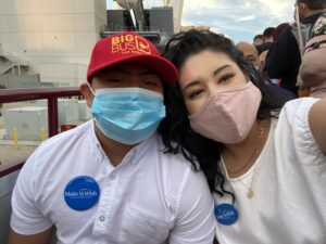 Hector and his sister, Rachel enjoying Las Vegas.